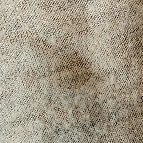 Saks Fifth Avenue Faux Fur Trim Two Tone Oversized Poncho Cape Mob Wife Style - Picture 3 of 5